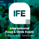 people at international food & drink event 2022 in london